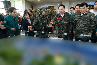 유정복 시장, 북한 도발 속 안보 최전선 연평도 긴급 현장 방문