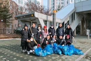 서구 왕길동 금호어울림 1차 드림봉사대, “우리아파트 환경미화 정화활동” 펼쳐