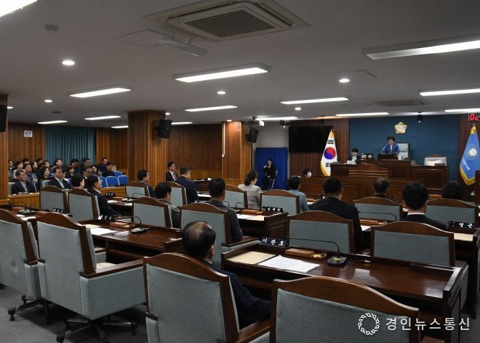 미추홀구의회, 제287회 임시회 개회